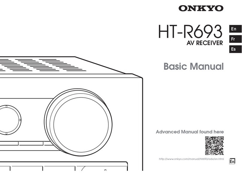 Onkyo HT-R693 Installation guide