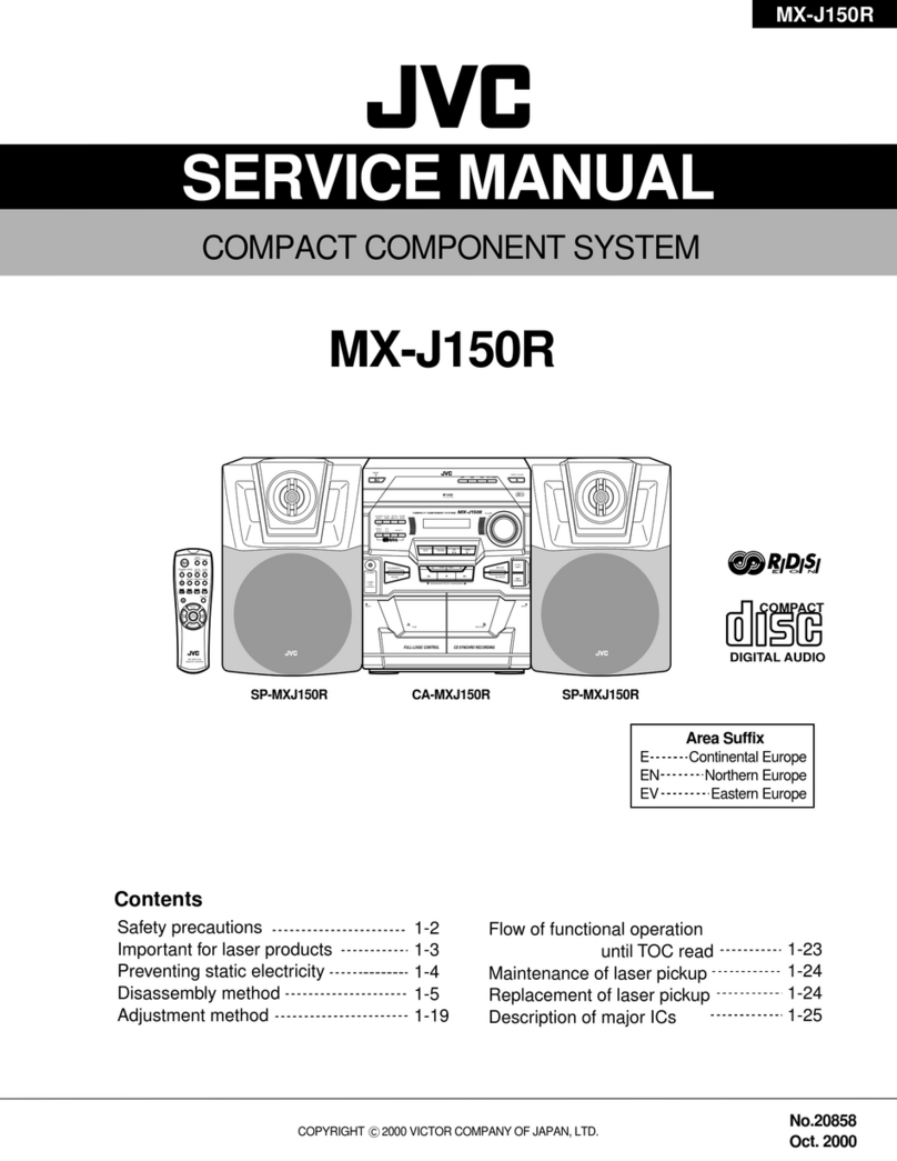JVC MX-J150R User manual