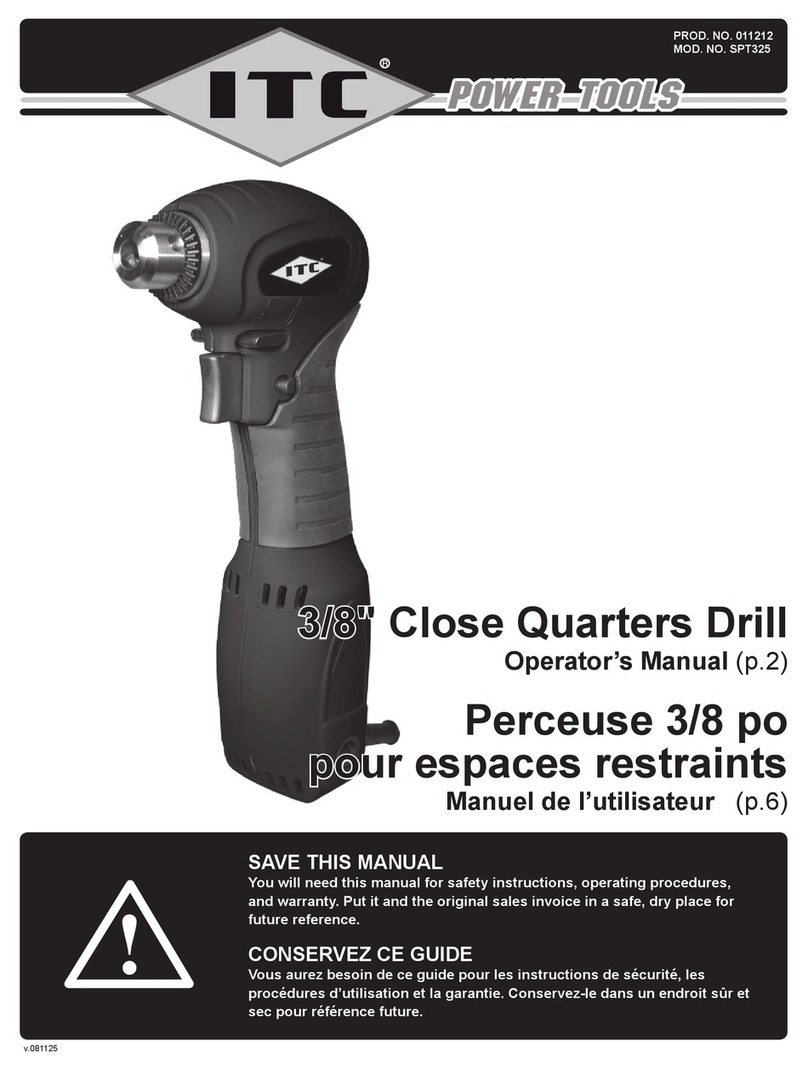 ITC SPT325 Operator's manual