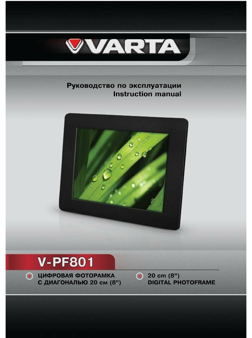 Varta V-PF801 instruction manual