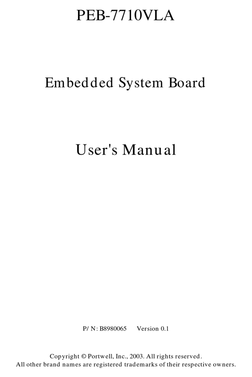 Portwell PEB-7710VLA user manual