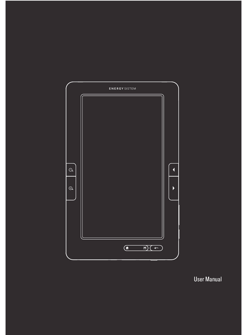 Energy System Color eReader C+ Touch User manual