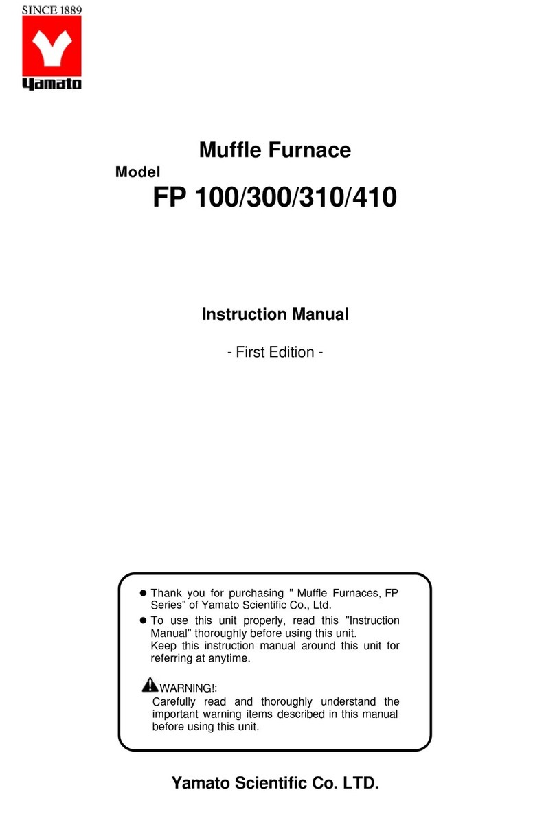 Yamato FP 410 instruction manual