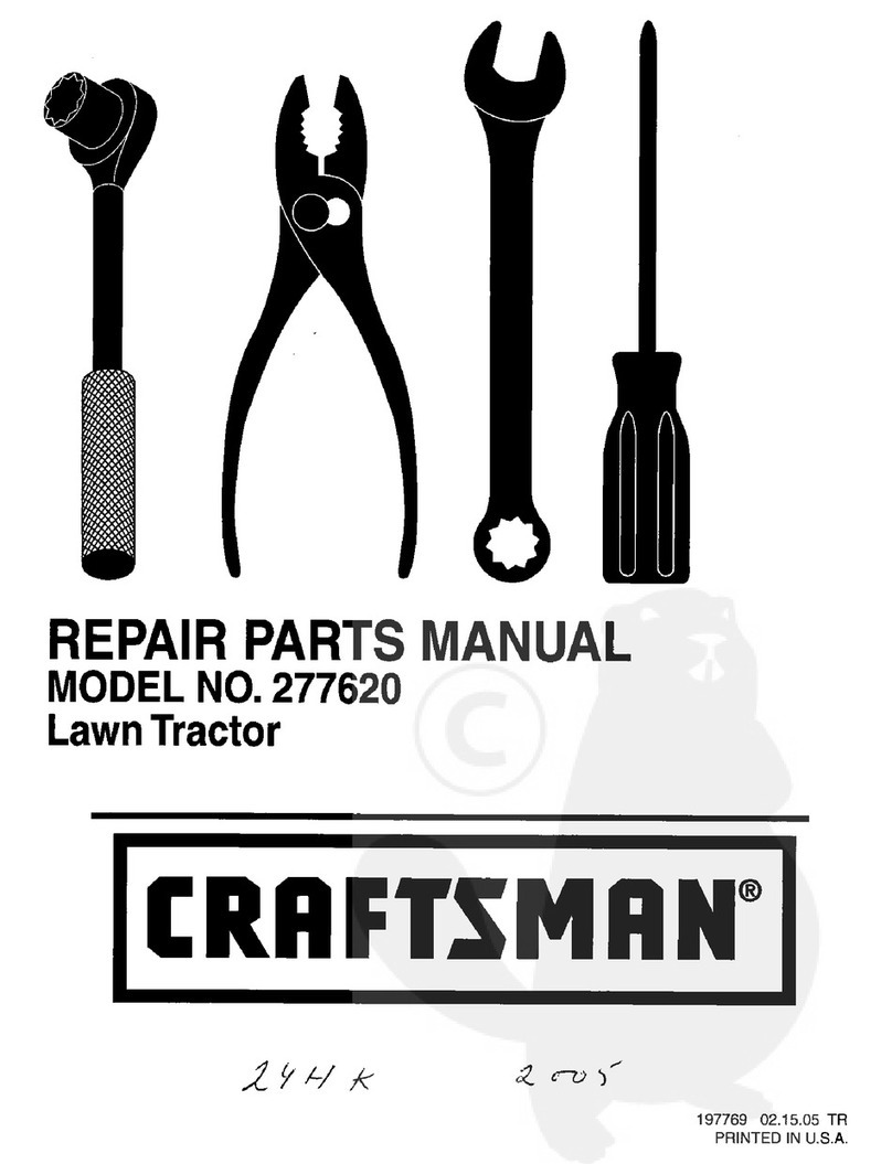 Craftsman 277620 Repair parts manual