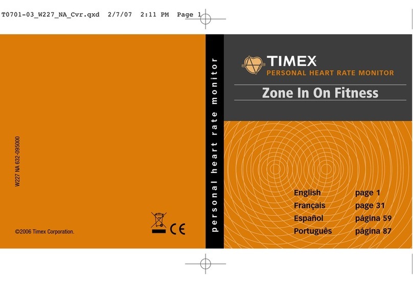 Timex Zone In On Fitness User manual