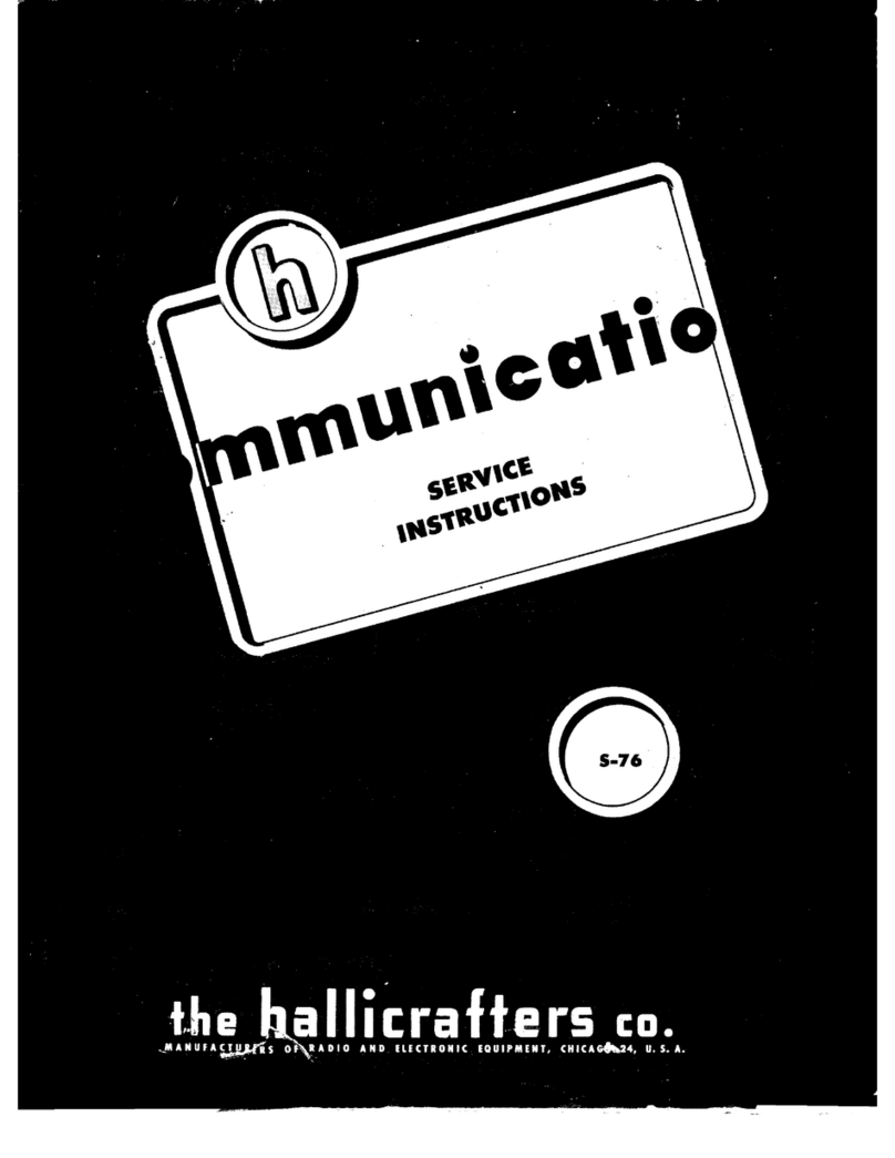 Hallicrafters S-76 Operating instructions Hallicrafters S-76 Operating instructions