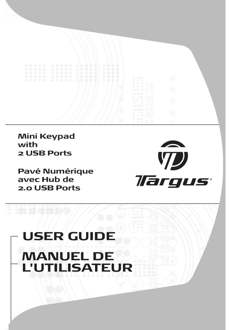 Targus Numeric Keypad with 2 USB ports User manual Targus Numeric Keypad with 2 USB ports User manual
