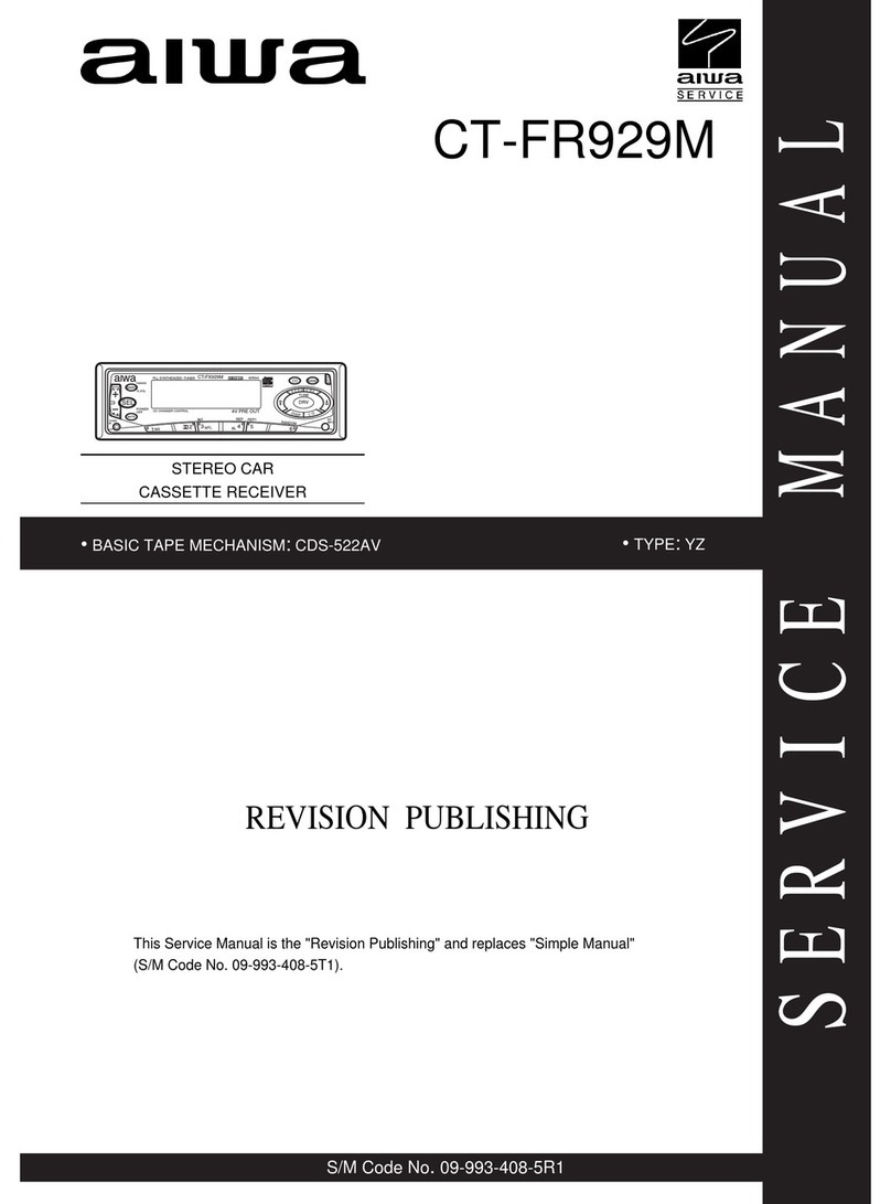 Aiwa CT-FR929M User manual