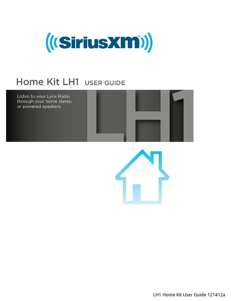 Sirius XM RAdio Lynx LH1 user guide