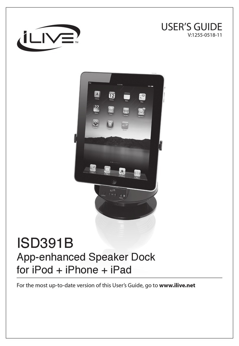 iLive ISD391B User manual