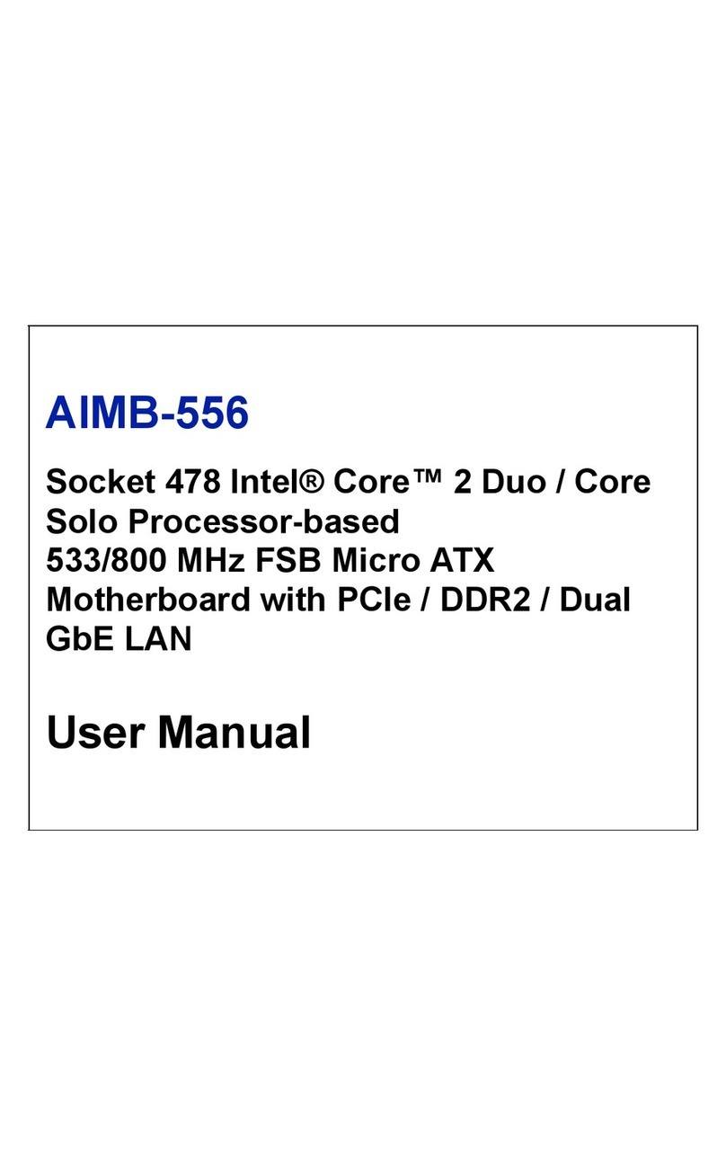 Advantech AIMB-556 User manual