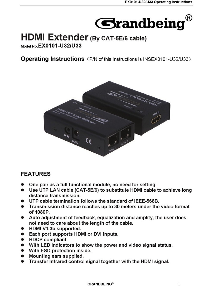Grandbeing EX0101-U32/U33 operating instructions