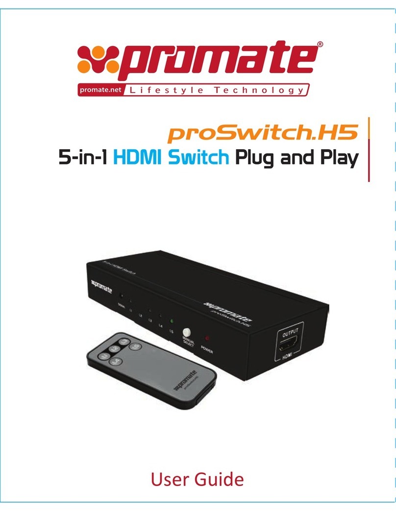 Promate proSwitch.H5 user guide
