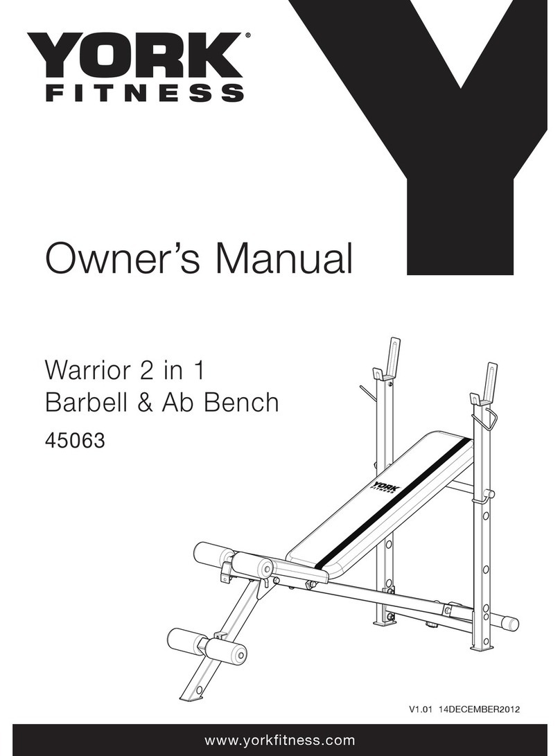 York Fitness Warrior 2 in 1 owner's manual