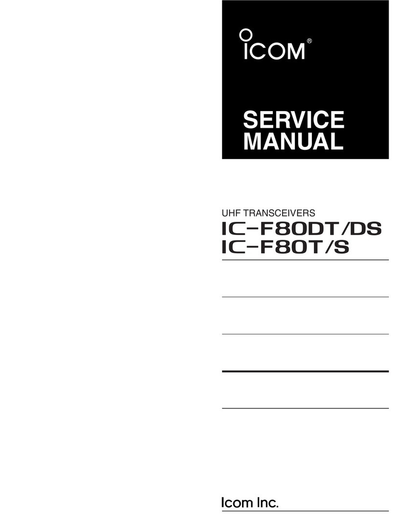 Icom IC-F80DS User manual