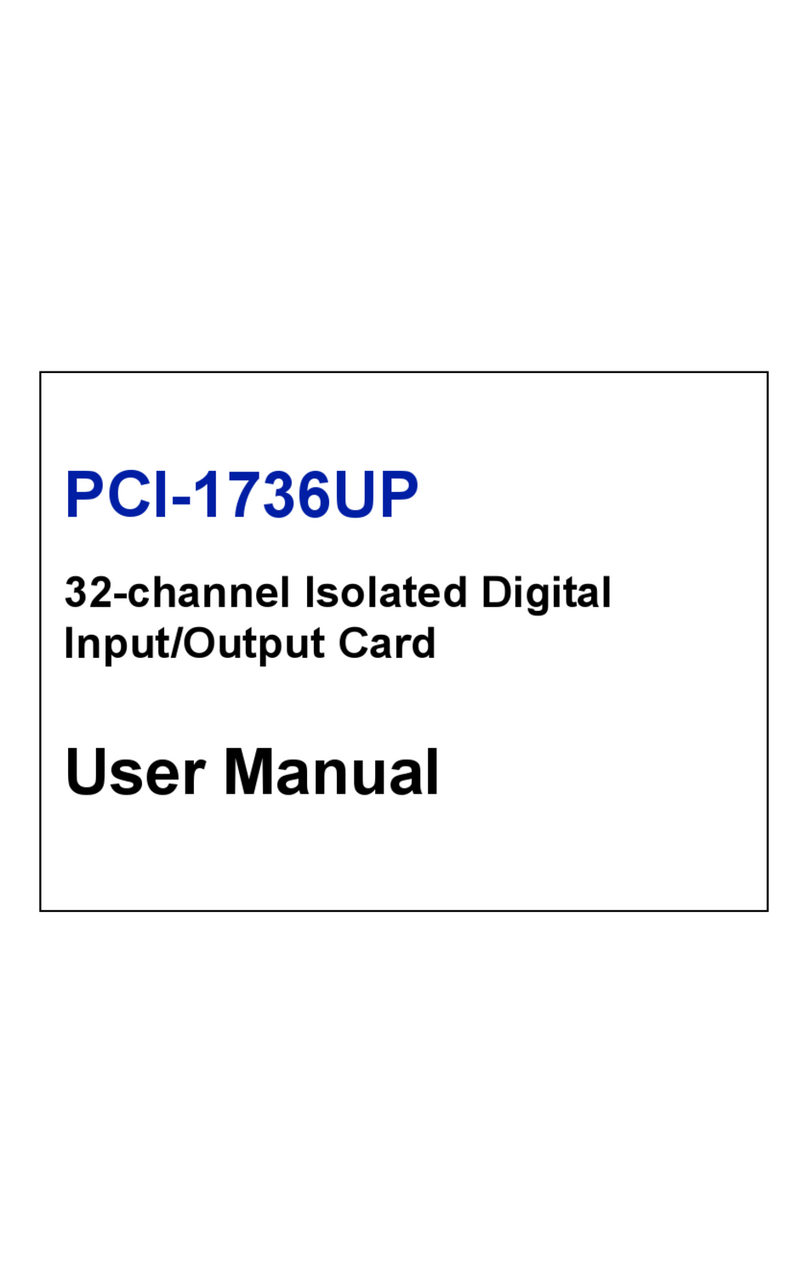 Advantech PCI-1736UP User manual Advantech PCI-1736UP User manual