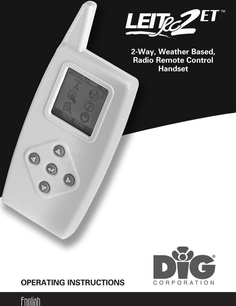 DIG LEIT RC2ET operating instructions