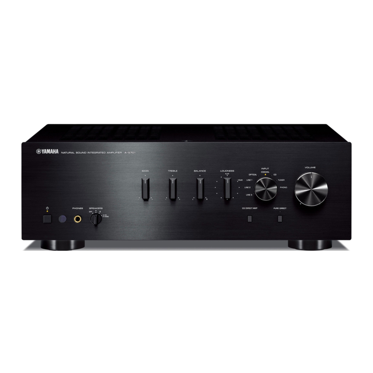 Yamaha A-S701 user guide