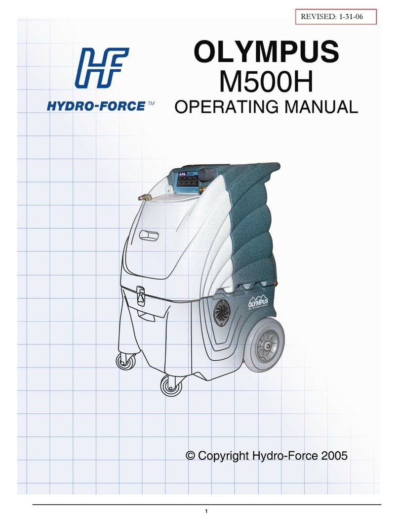 Olympus HydroForce M500H operating manual