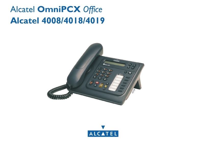 Alcatel Omni Enterprise 4008 User manual Alcatel Omni Enterprise 4008 User manual