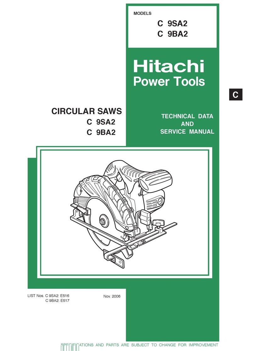 Hitachi C 9SA2 User manual Hitachi C 9SA2 User manual