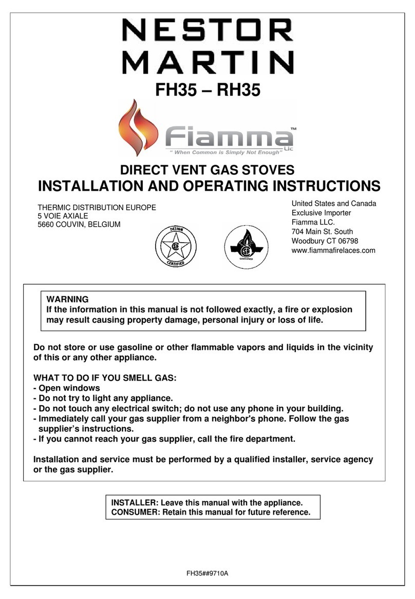NESTOR MARTIN Fiamma FH35 Installation and operating instructions