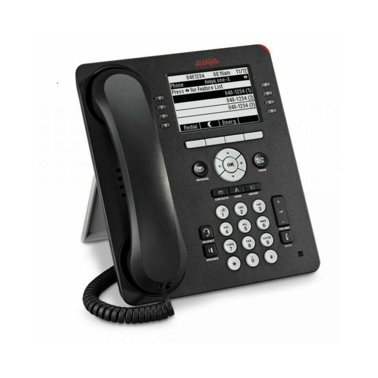 Avaya one-X 9600 Series Service manual