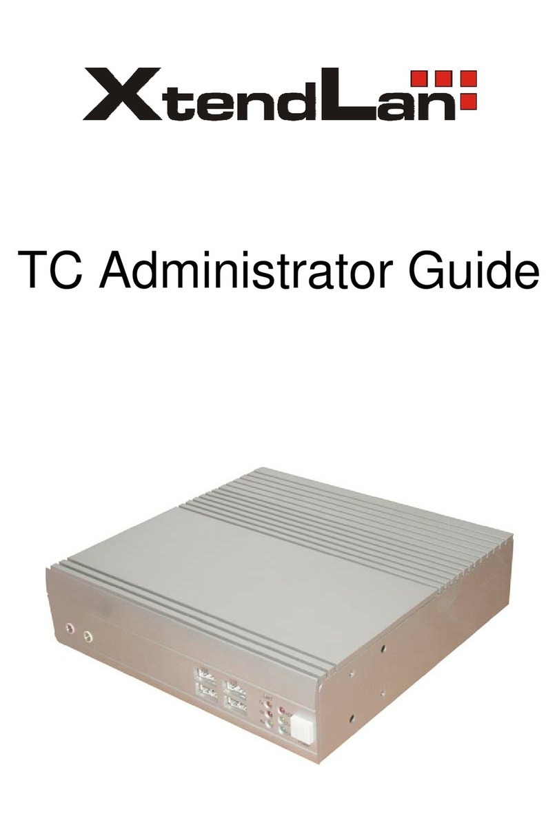 XtendLan TC Service manual
