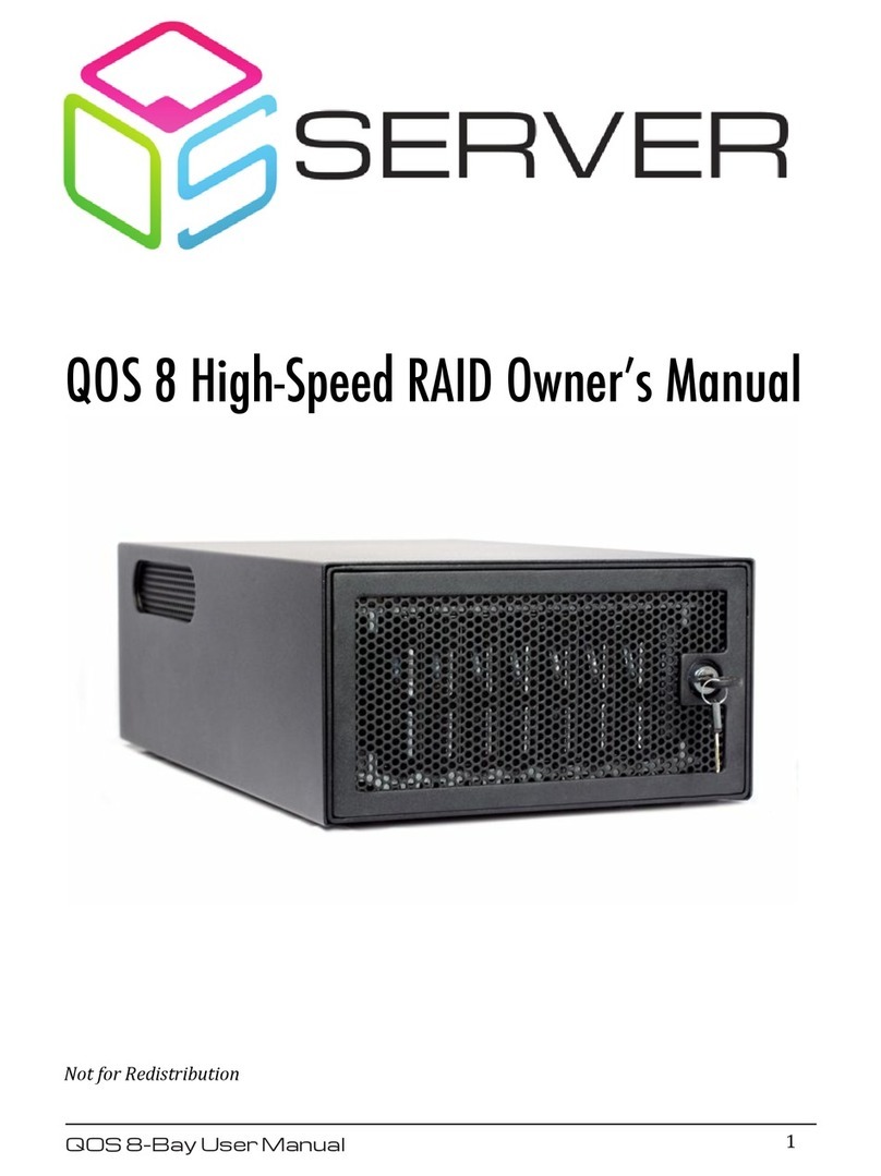 Server QOS 8-Bay owner's manual