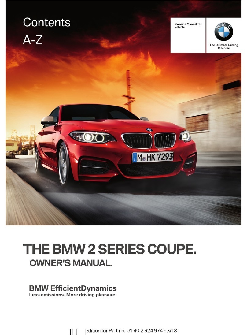 BMW 2 SERIES COUPE owner's manual