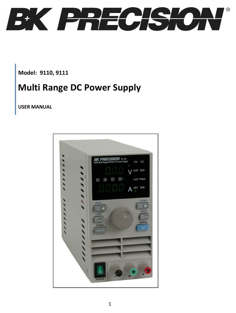 B+K precision 9110 User manual