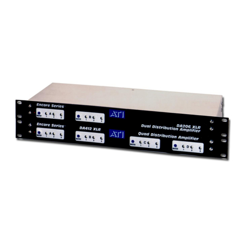 ATI Audio DA206 Operating instructions