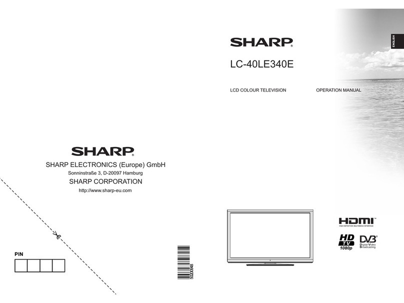 Sharp LC-40LE340E User manual