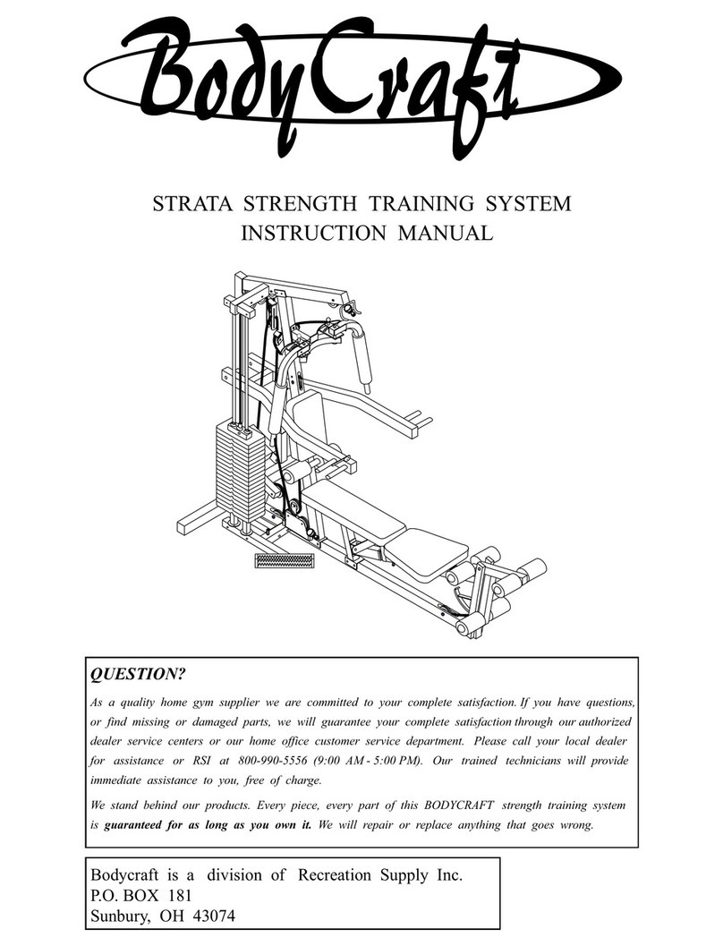 Body Craft STRATA User manual
