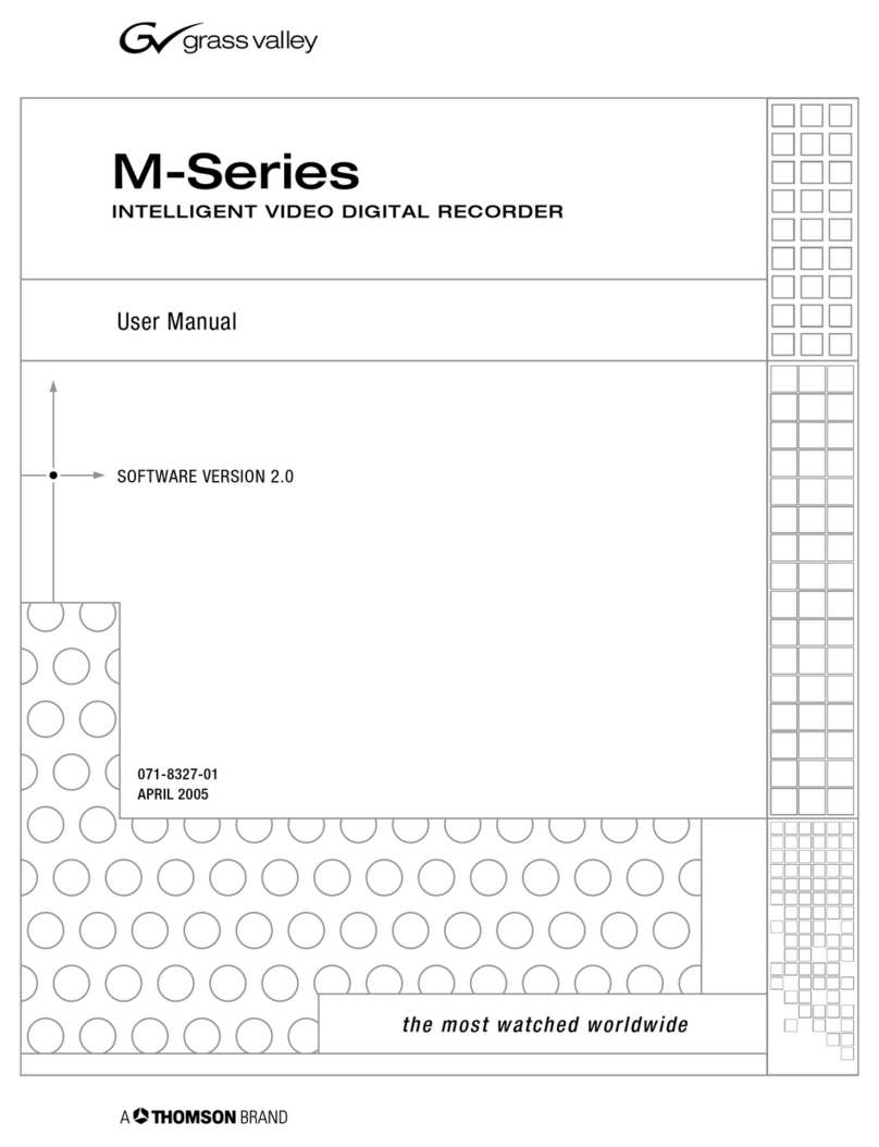 GRASS VALLEY M-Series user manual