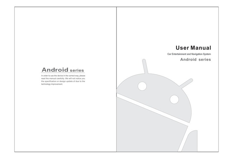 Android Car Entertainment and Navigation System user manual