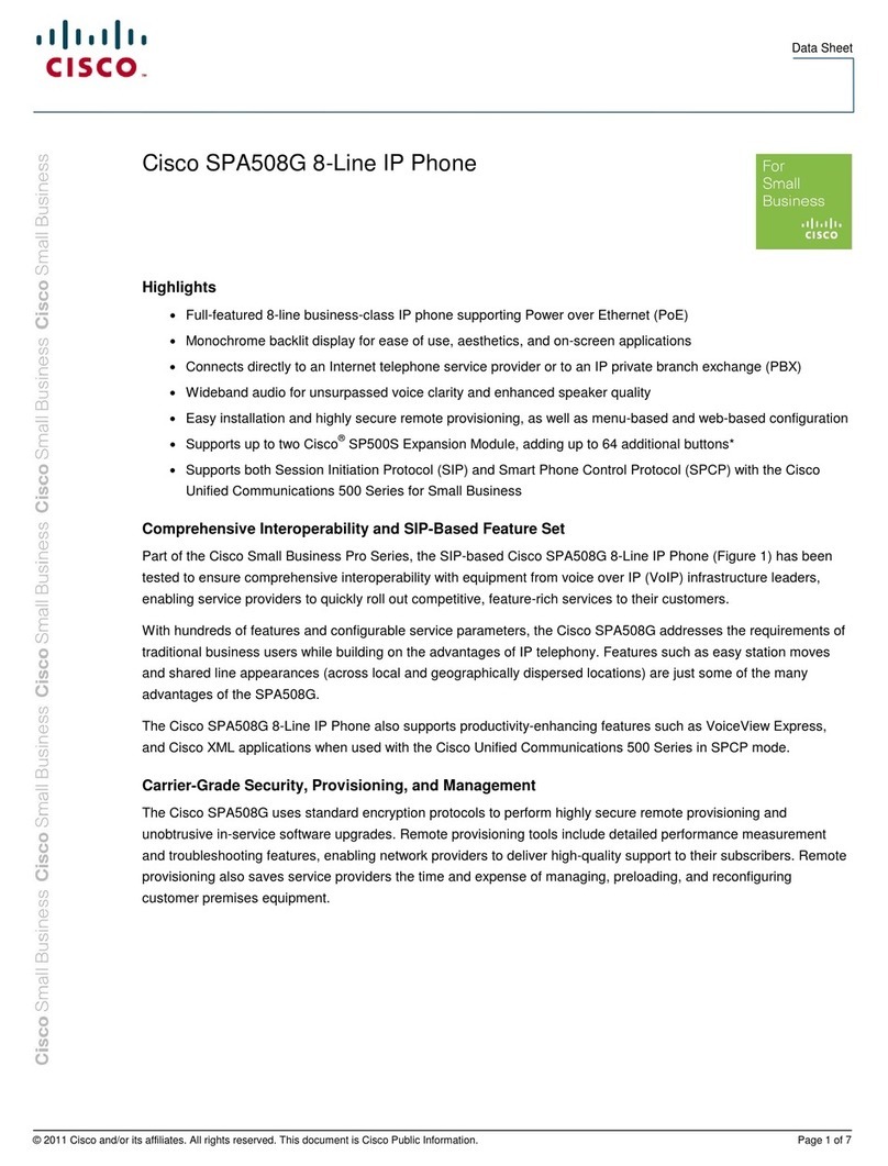 Cisco Small Business Pro SPA 508G User manual