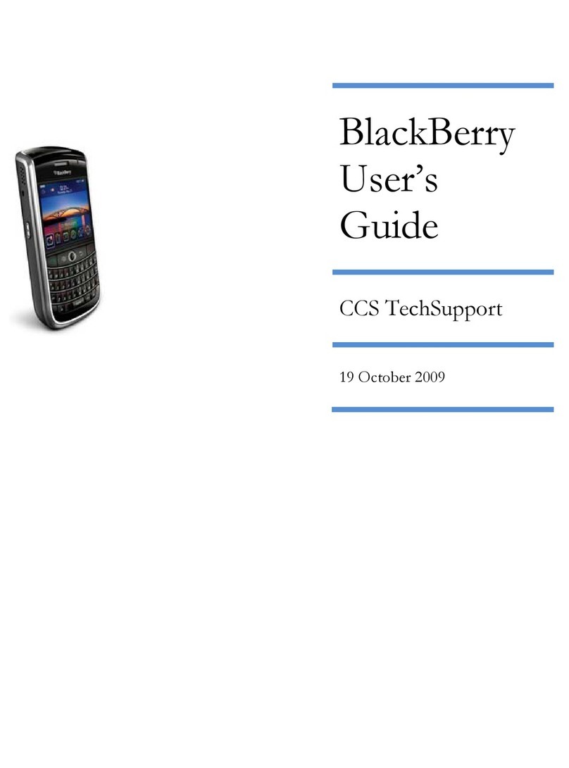 Blackbe;rry smartphone User manual
