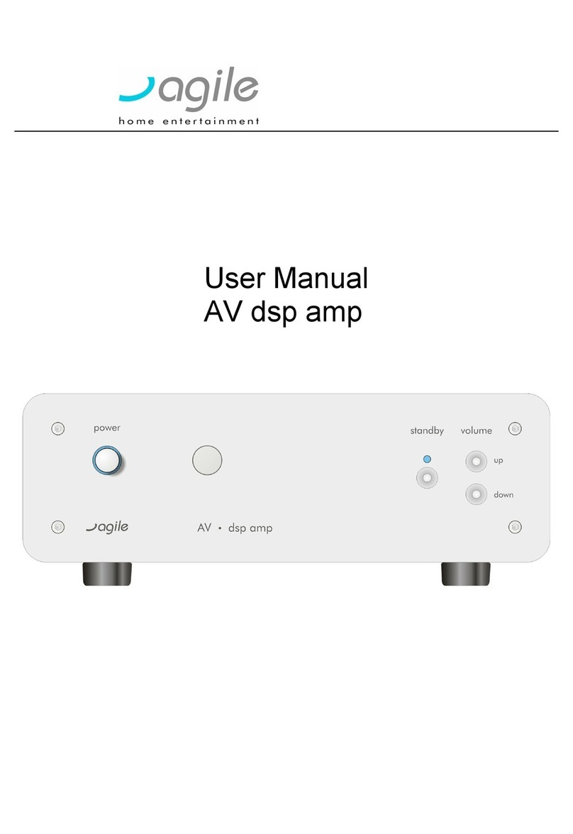 AGILE AV dsp amp user manual