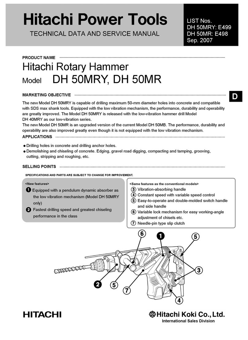 Hitachi DH 50MR Manual
