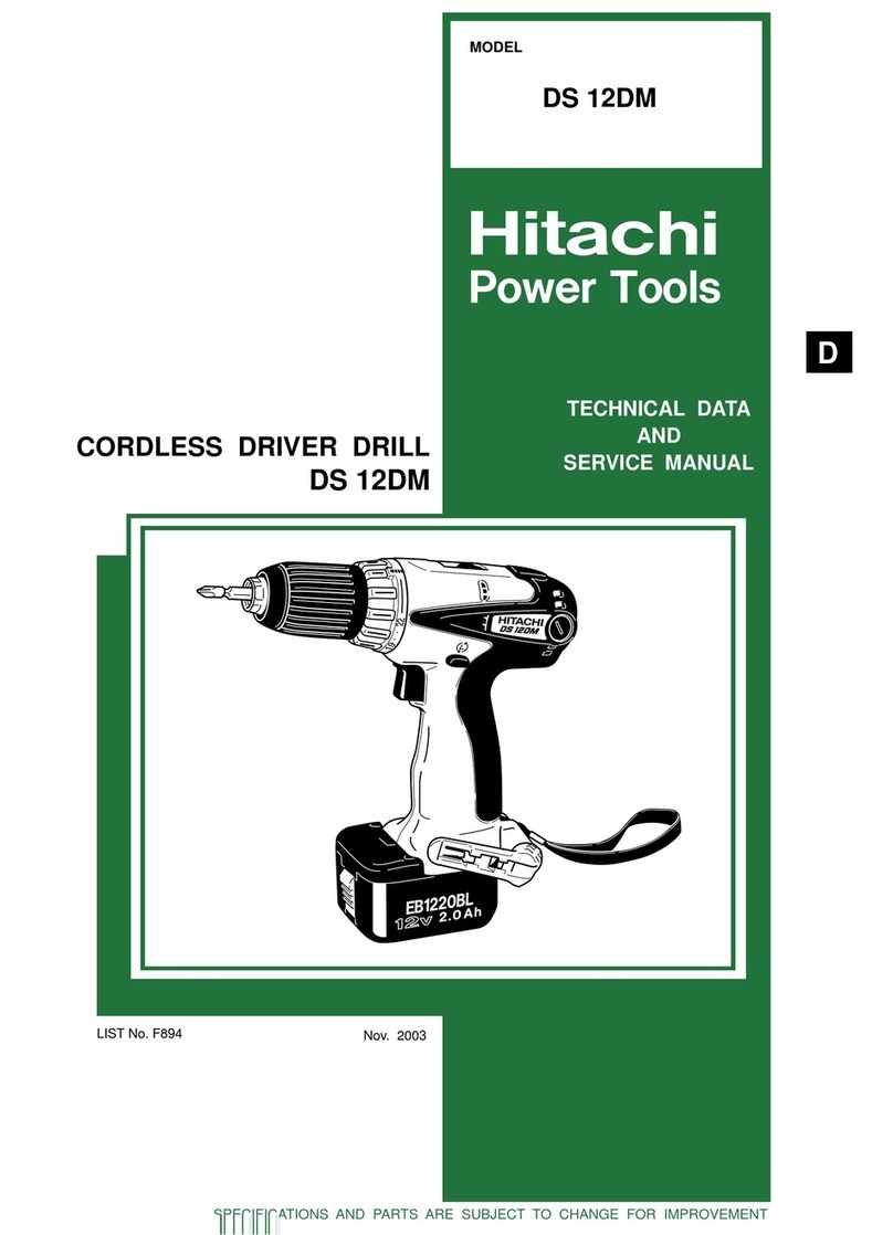 Hitachi DS 12DM Manual