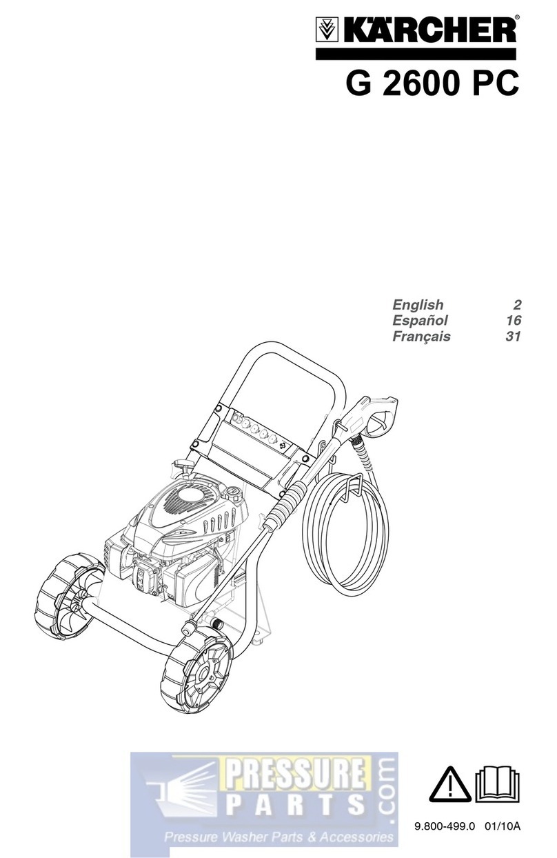 Kärcher G 2600 PC Operator's manual