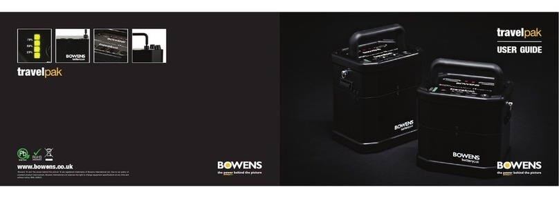 Bowens travelpak User manual