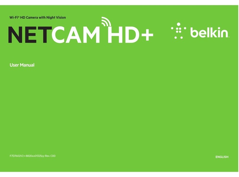 Belkin NetCam HDplus user manual