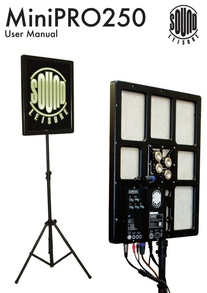 Sound Leisure MiniPRO250 user manual