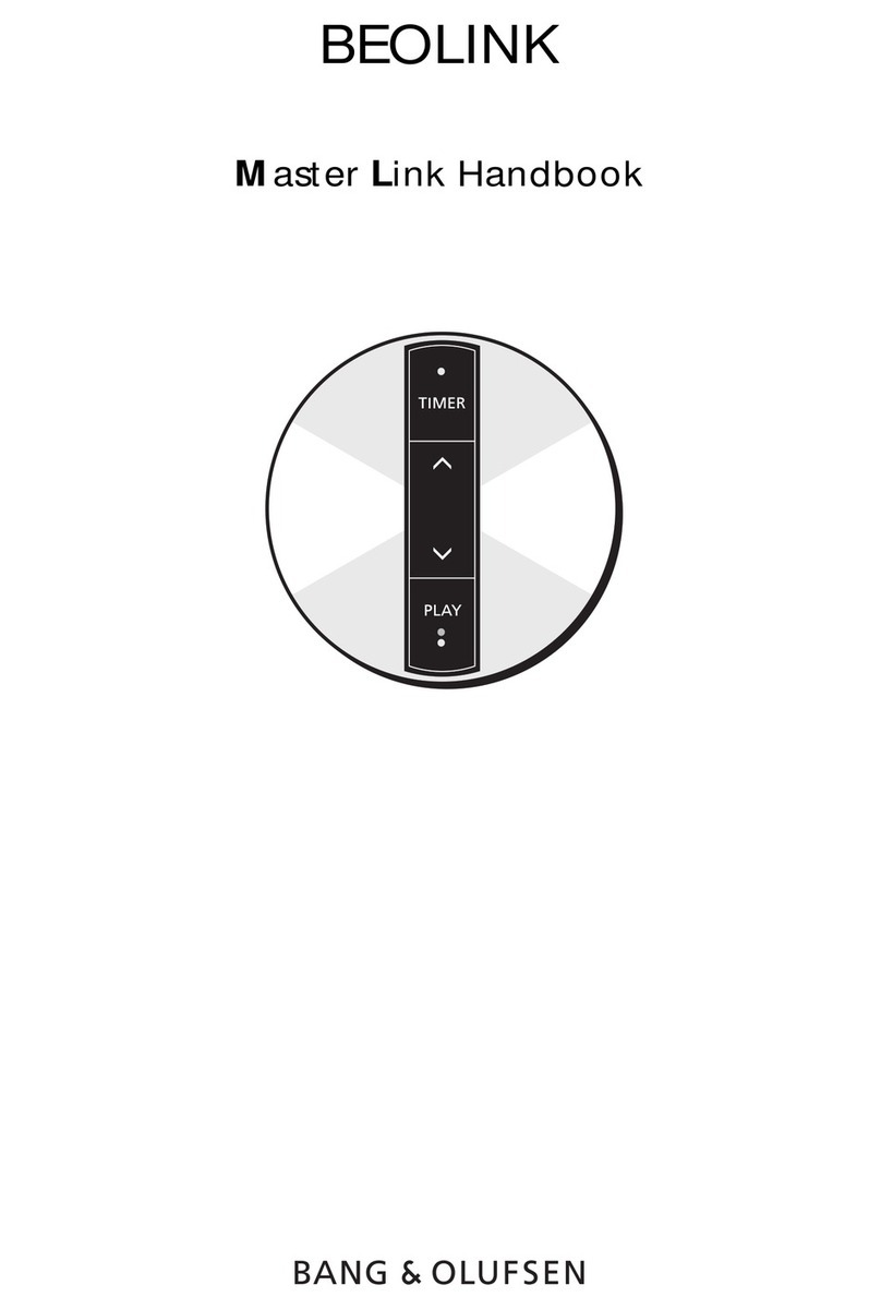 Bang & Olufsen BEOLINK VIDEO user manual Bang & Olufsen BEOLINK VIDEO user manual