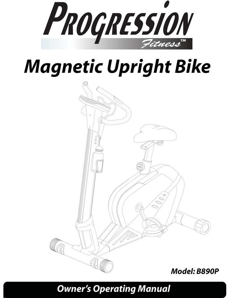 Progression Fitness B890P Owner's operating manual