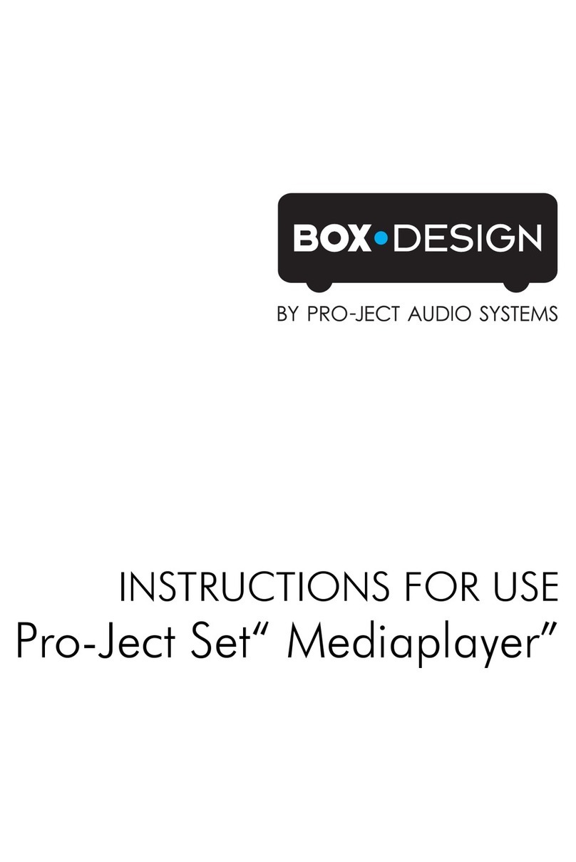 Box-Design Mediaplayer Instructions for use