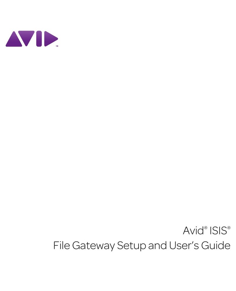 Avid Technology ISIS Setup and user guide