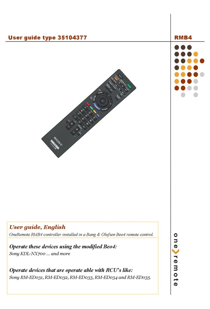 One Remote RMB4 user guide